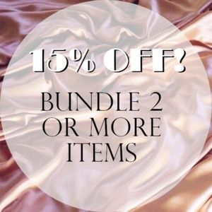15 % off 2 or more items